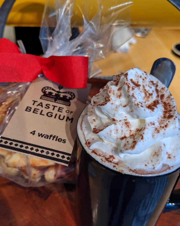 Hot Chocolate at Taste of Belgium in Over the Rhine