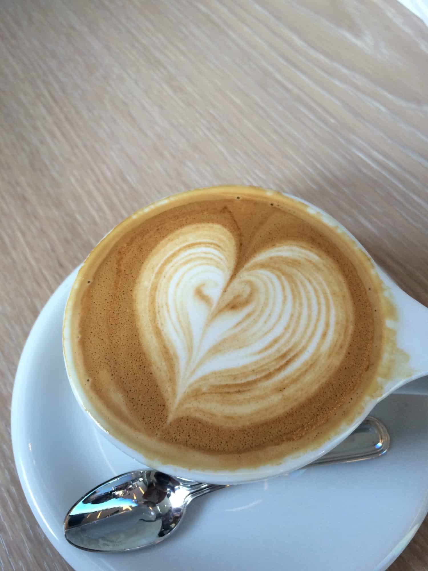 cup of coffee with latte art
