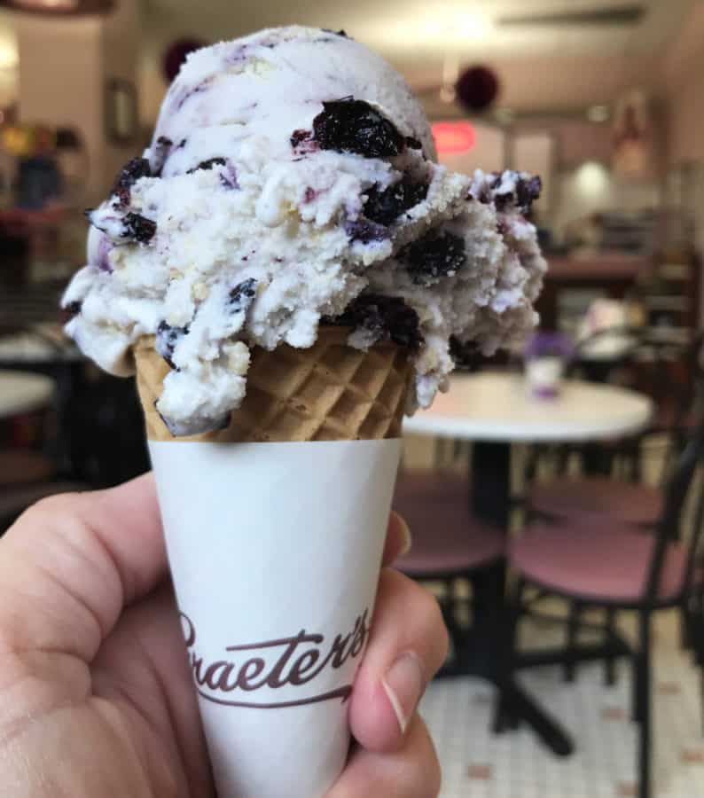 Graeter's Ice Cream in a cone