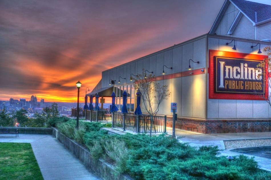 the patio at Incline Public House
