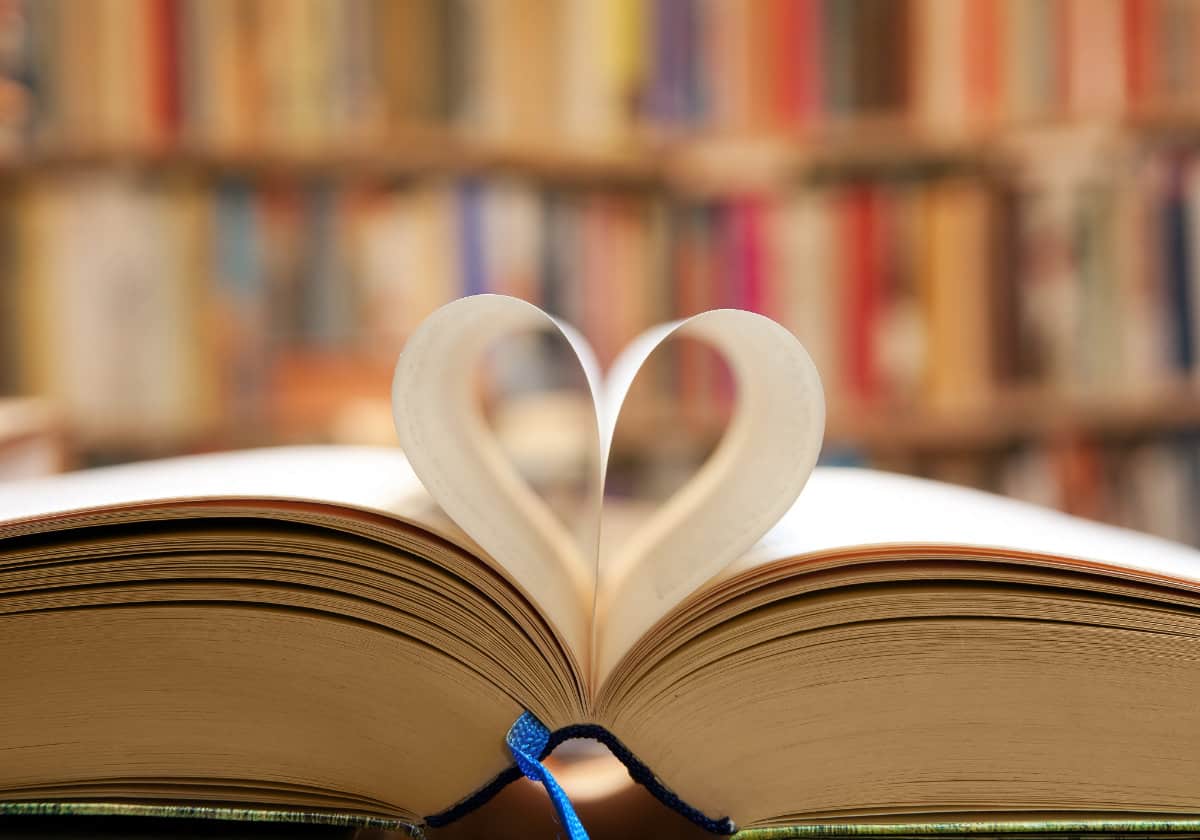 Library Books with Heart