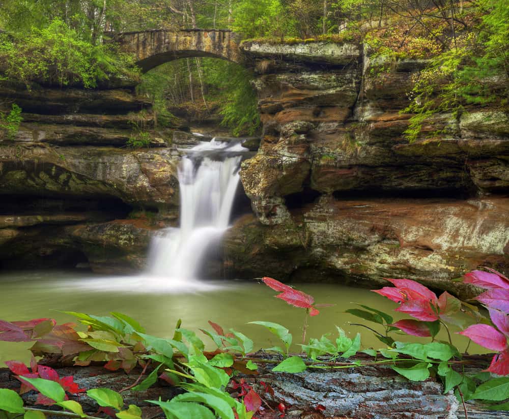 Waterfall at Hocking Hills
