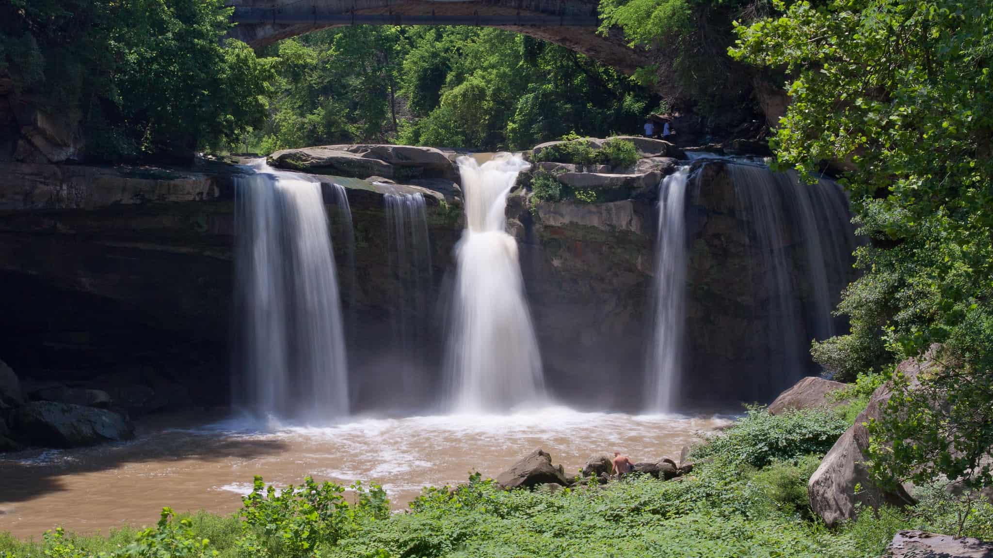 West Falls of the Black River, a waterfall in Ohio