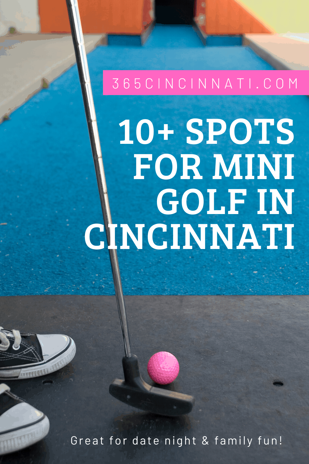 Mini Golf in Cincinnati graphic