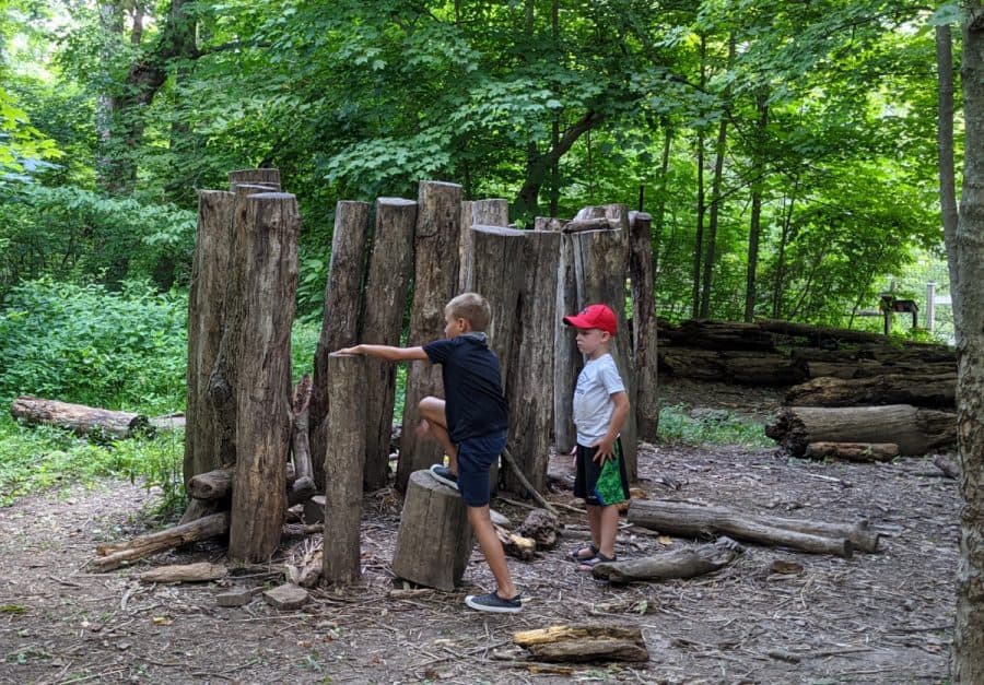 The Nature PlayScape at the Cincinnati Nature Center (Rowe Woods)