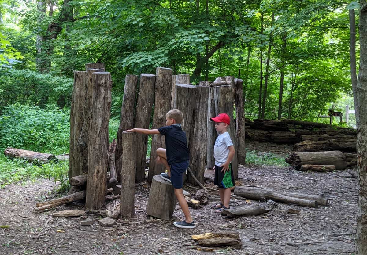 Build and climb at the Cincinnati Nature Center in Cincinnati Ohio