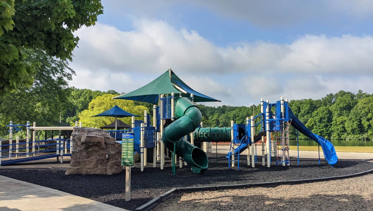 the playground at Miami Whitewater Forest
