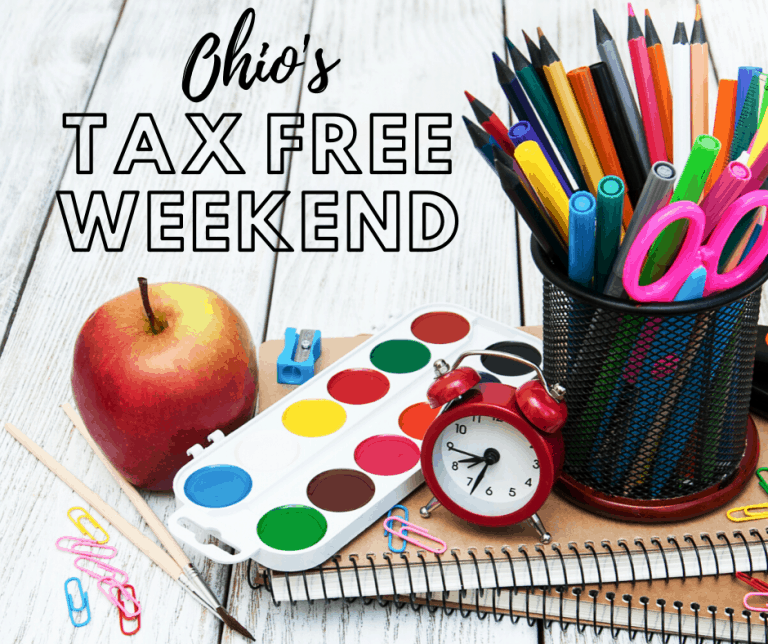 Tax Free Weekend in Ohio Get Ready for Back to School {2023}