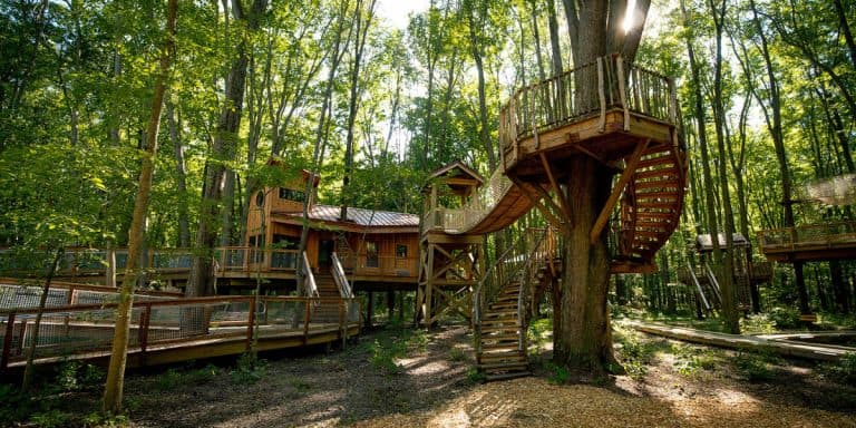 Spend the Night in the Trees at Cannaley Treehouse Village · 365 CINCINNATI