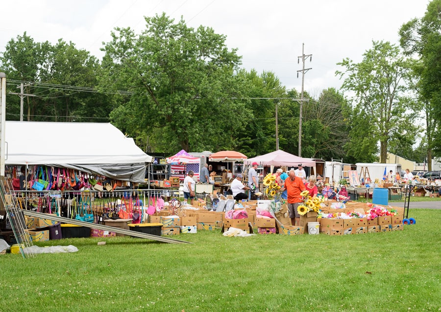 Tiffin Flea Market, one of the largest flea market in Ohio