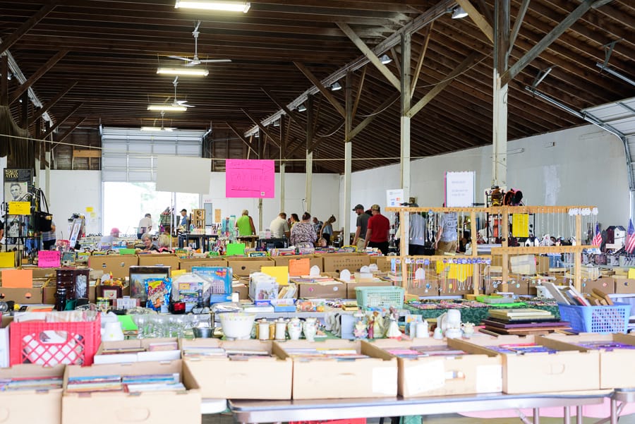 Tiffin Flea Market, one of the largest flea market in Ohio