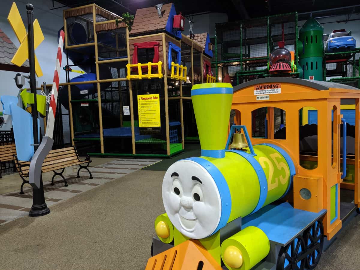 indoor play place at Entertrainment Junction
