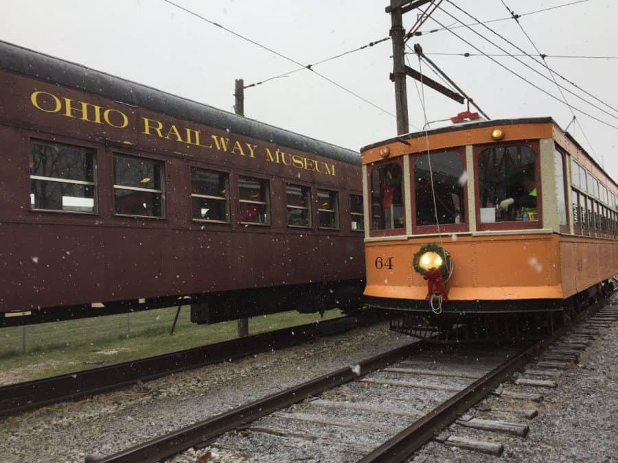 Santa Train at the Ohio Railway Museum
