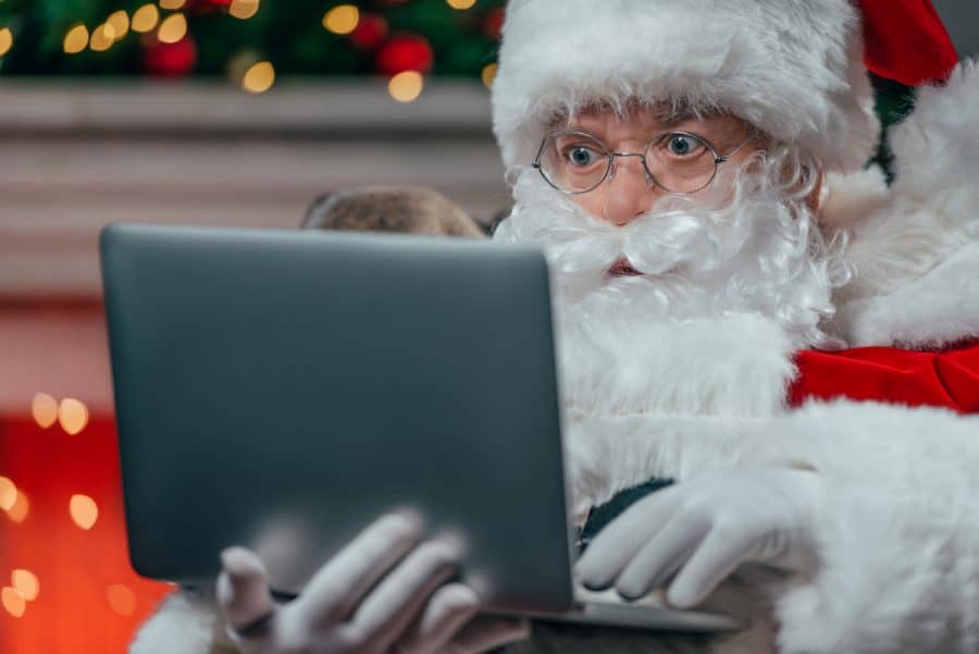 A virtual visit with Santa