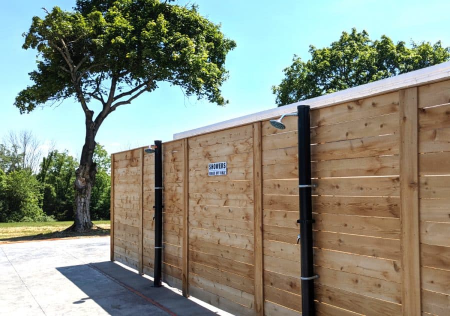 Outdoor Showers at Kirkwood Adventure Park