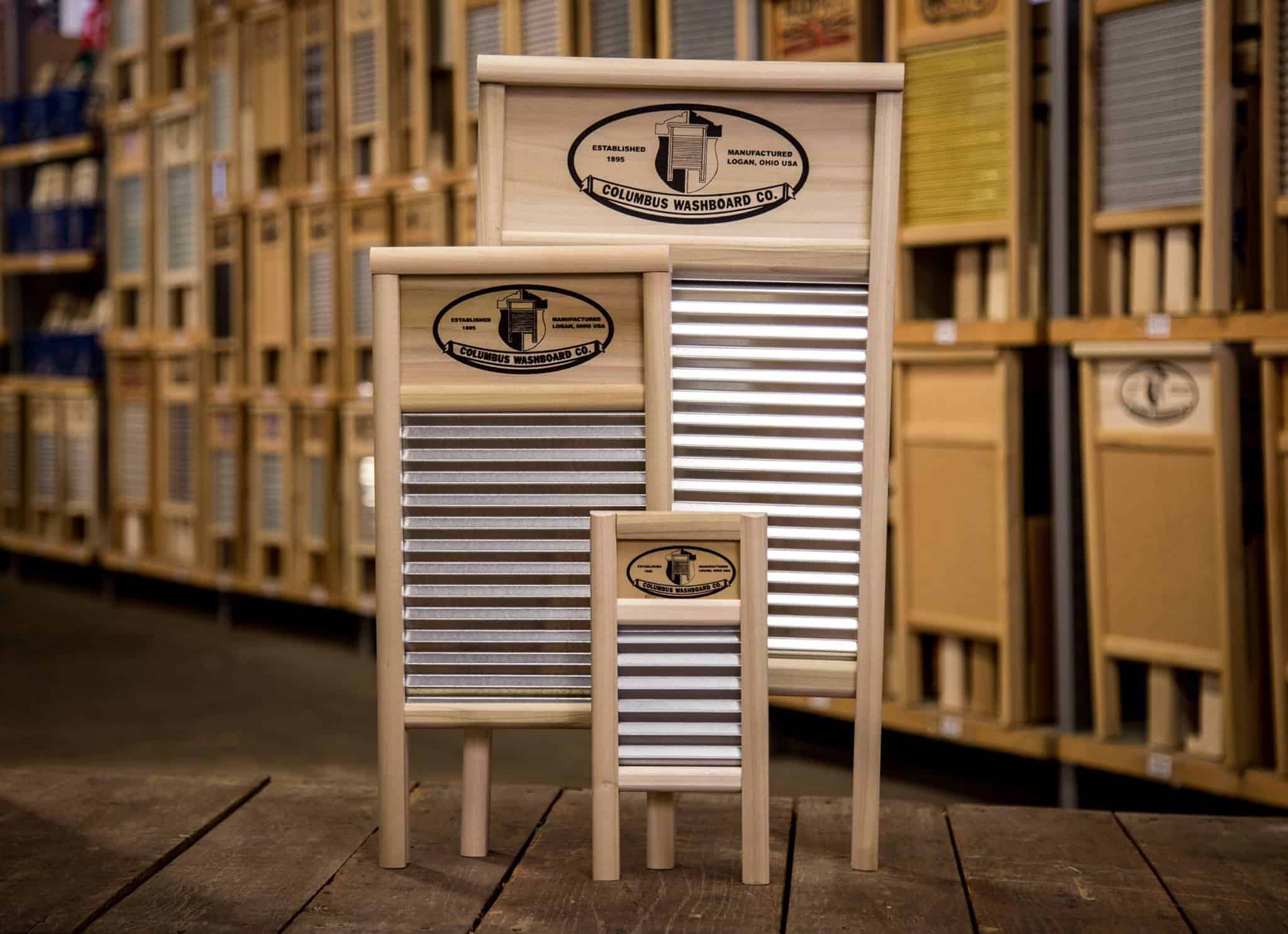 Washboards at the Columbus Washboard Company Factory Tours