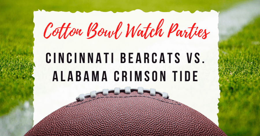 graphic image for Cotton Bowl Watch Parties in Cincinnati