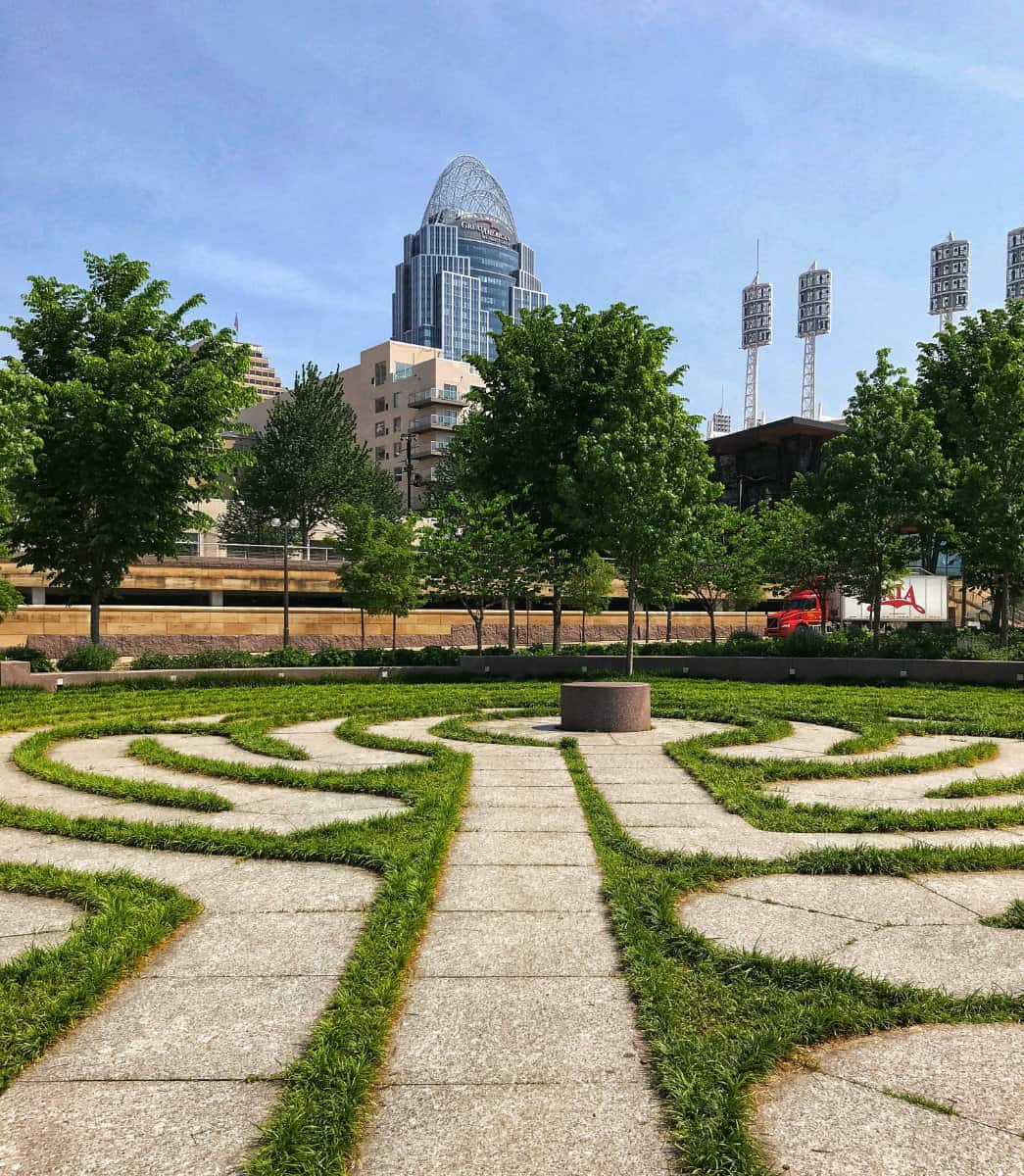 The labryinth maze at Smale Park