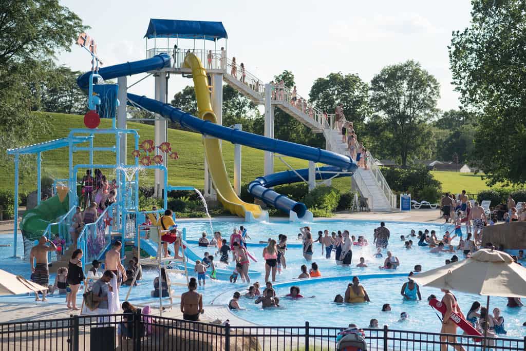 The waterpark at Adventure Reef in Kettering Ohio