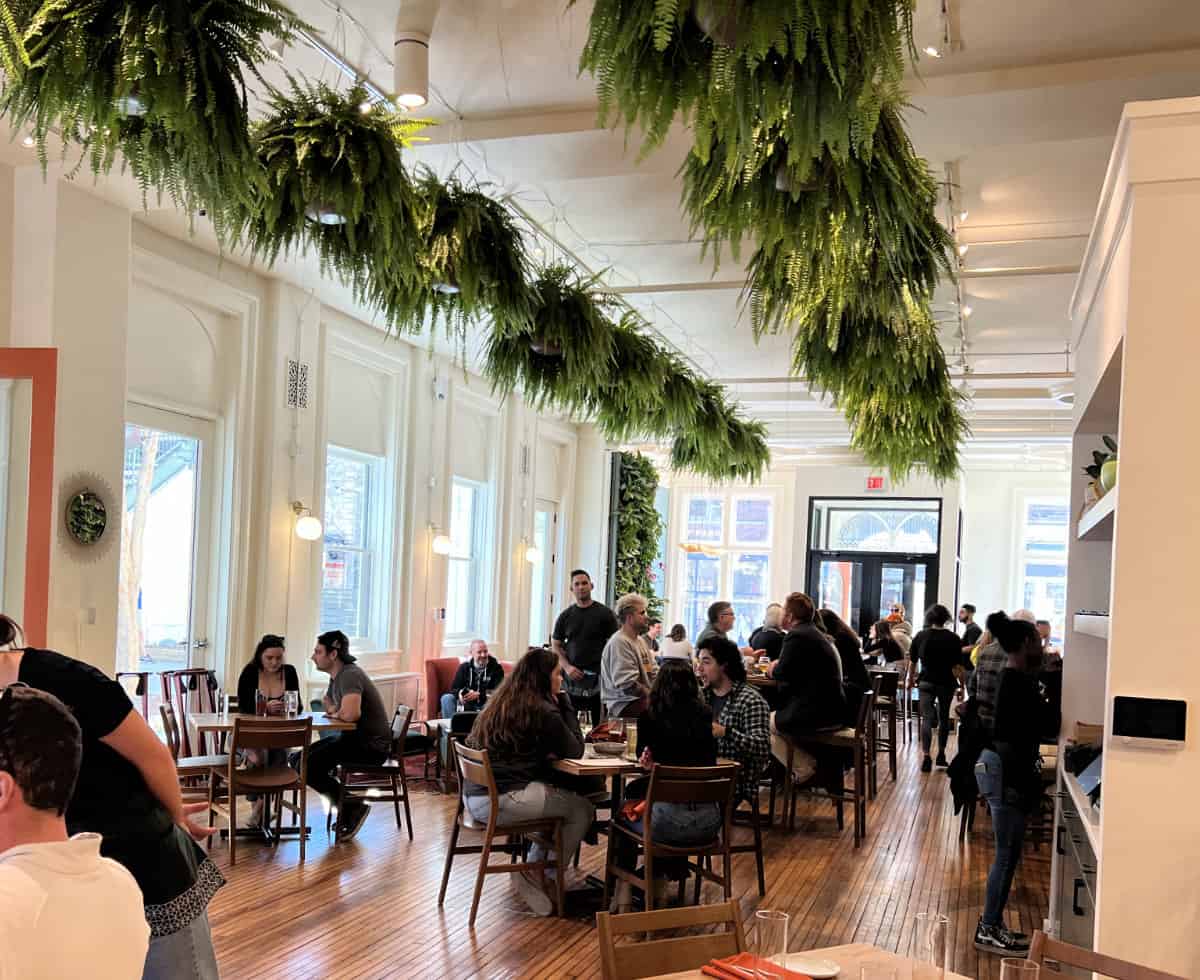 the dining room at MadTree Brewing's Alcove in downtown Cincinnati