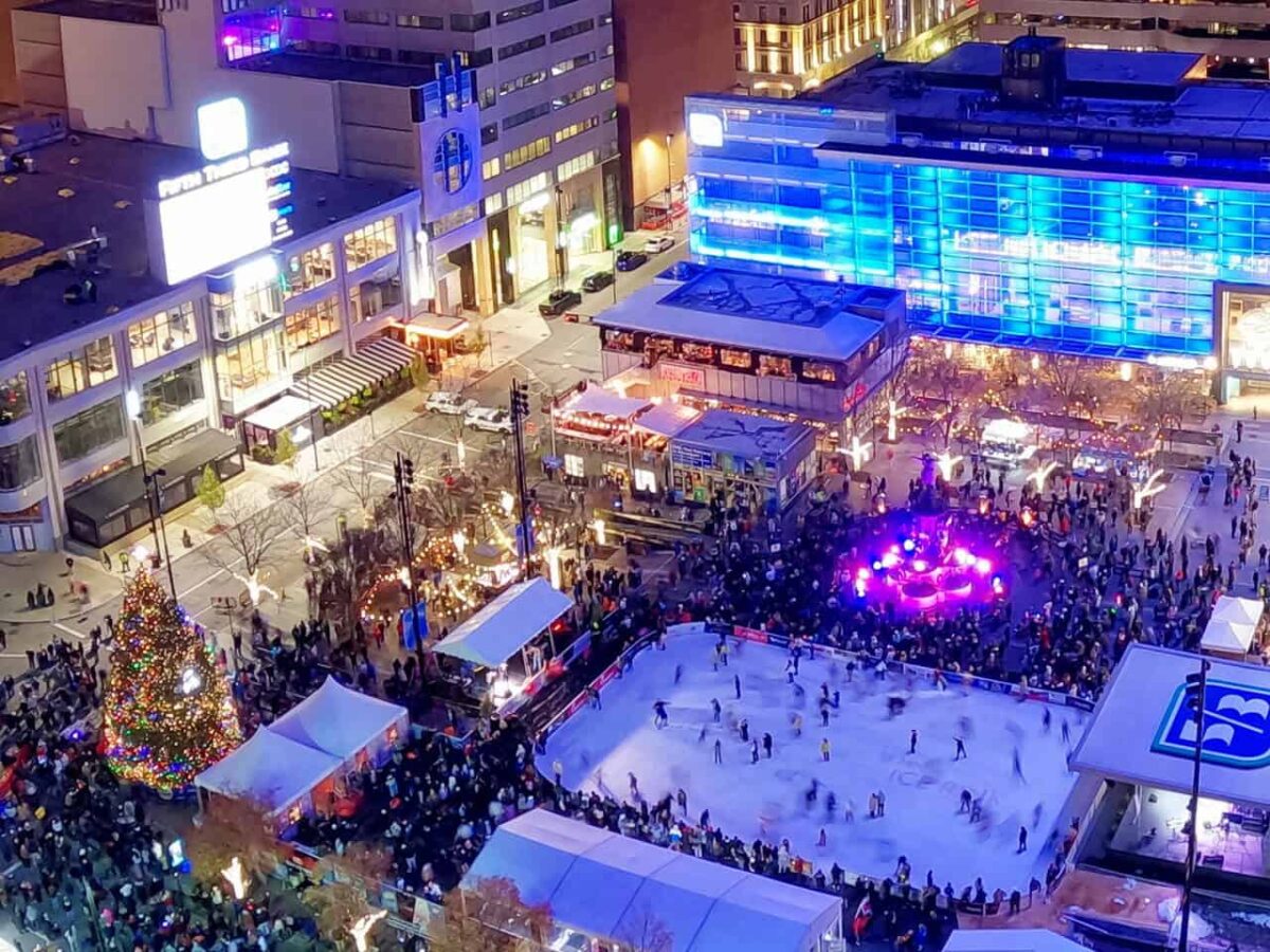 From Frosty Spins to Family Fun: Your Guide to  the Fountain Square Ice Rink