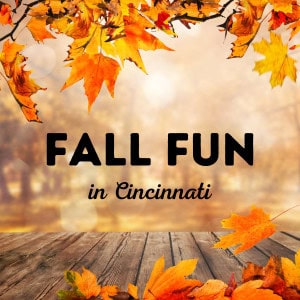 Fall Fun logo with leaves and scenery